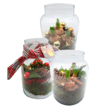 Kerstarrangementen €10,-